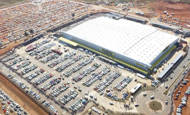 Aerial view of Makro Carnival City